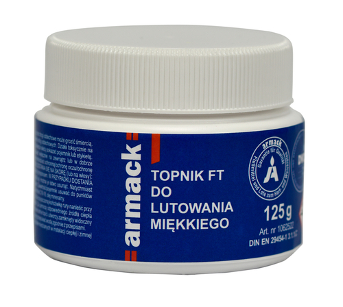 armack Topnik FT do lutowania miękkiego kształtek miedzianych